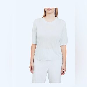 Vince Elbow Sleeve Women’s Plus Size Sky Blue Tee Size 2X NWT